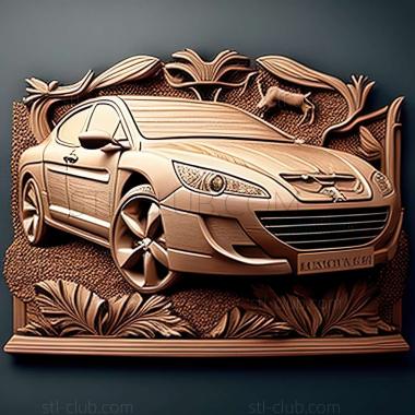 3D мадэль Peugeot 407 (STL)